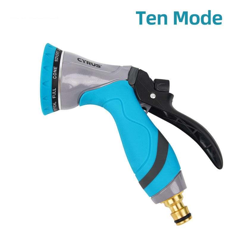 Ten-mode garden sprayer water spray bottle with ergonomic handle.