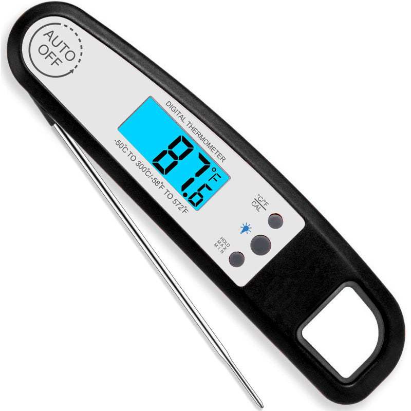 Digital cooking thermometer for baked goods with LCD display, measuring range -50~300℃.