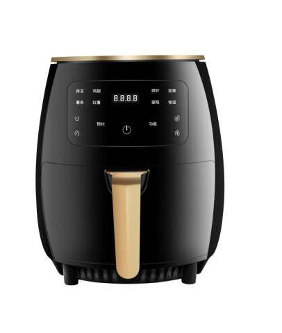 Household 4.5L Smart Air Fryer with touch screen and anti-dry burning safety function.