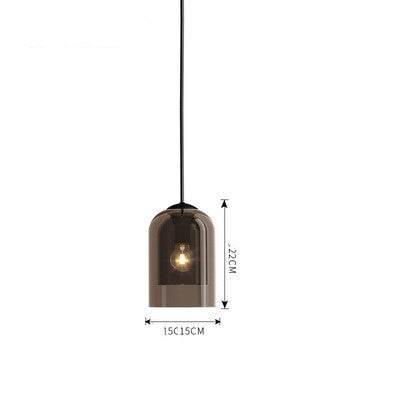 Nordic wall lamp with glass shade, E27 holder, 220V, ideal for home spaces.