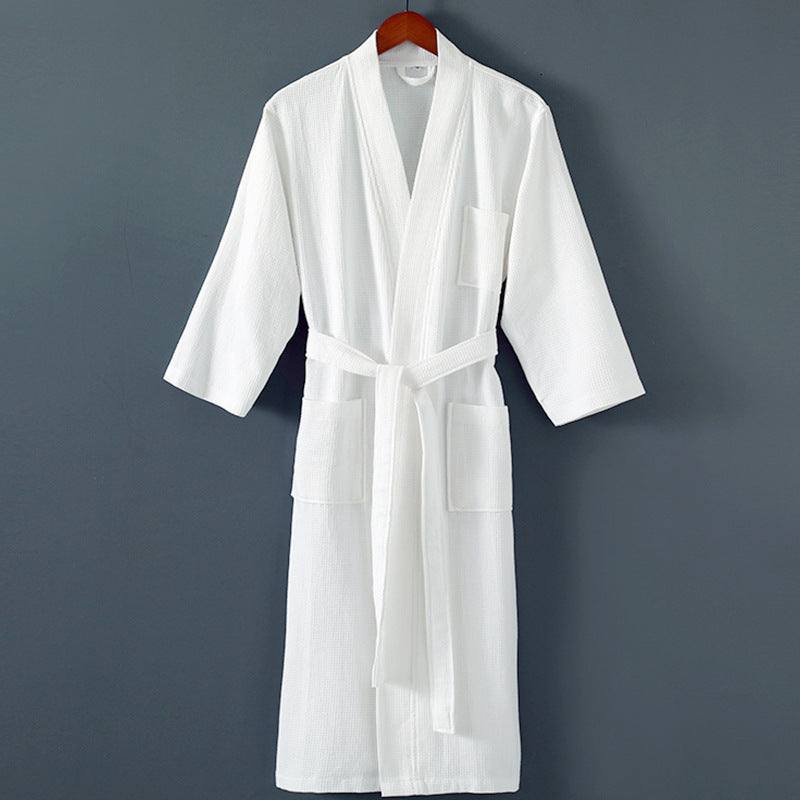 Five Star Hotel Bathrobe for Men and Women, cotton and mink hair, suitable for winter.