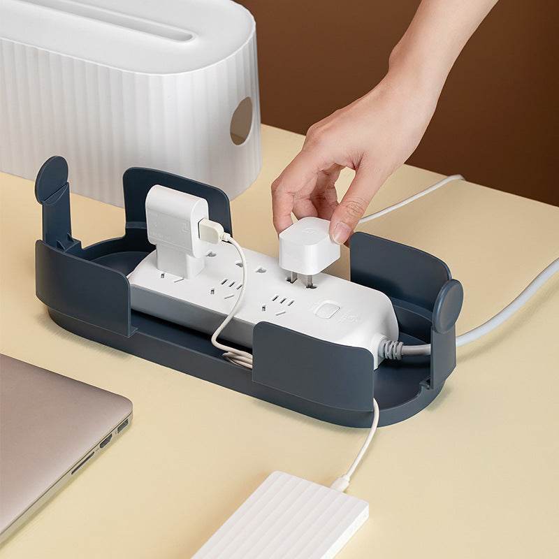 Power Strip Wire Case for cable and power strip organization with easy access and dust-proof design.