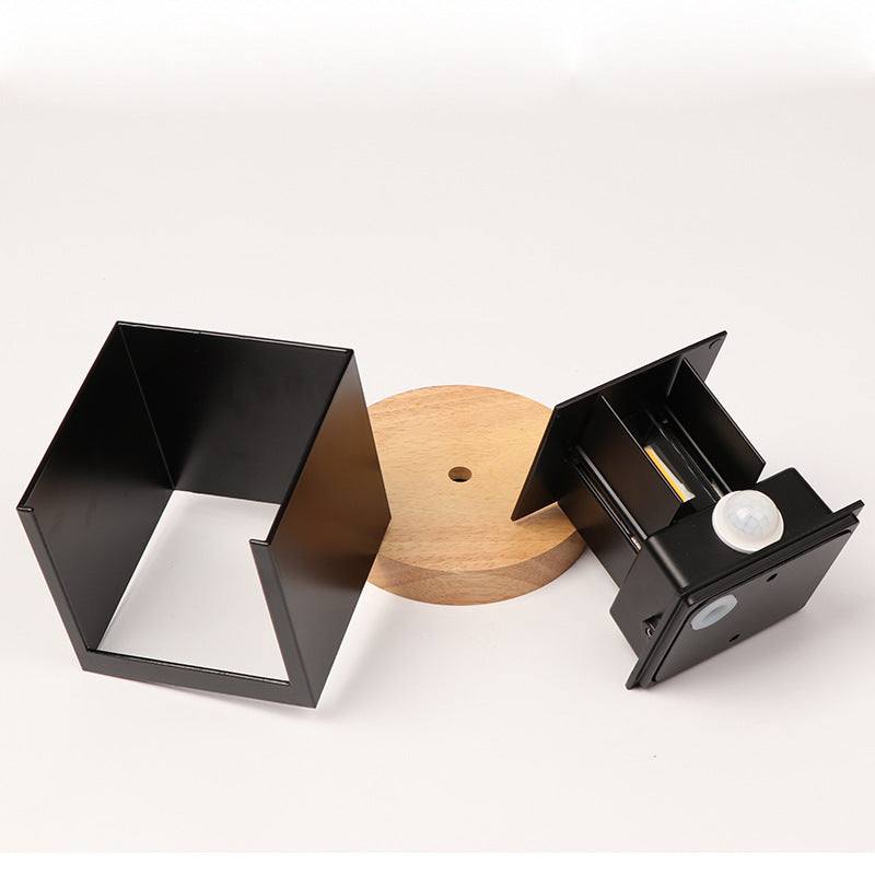 Aluminum alloy indoor corridor wall lamp with a 360-degree luminous angle and adjustable color temperature.