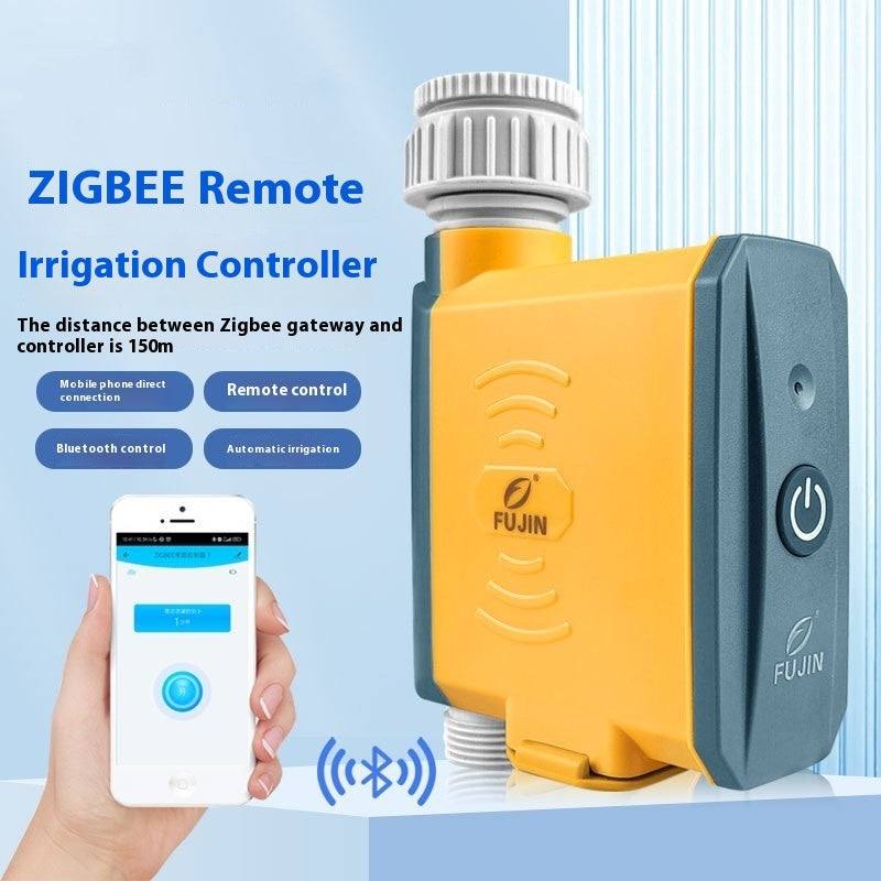 Gateway Irrigation Controller WiFi Watering Machine with remote control and Zigbee communication for efficient home and garden watering.