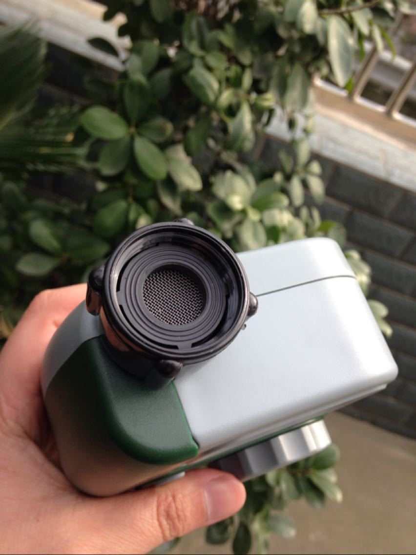 Garden irrigation controller with intelligent LCD display for automatic watering.