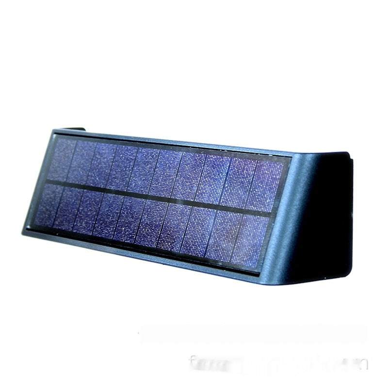 Solar lamp for outdoor courtyard with super bright LED lighting, aluminum alloy shell.