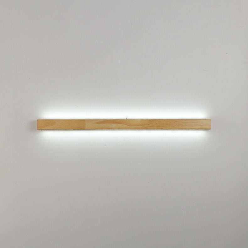 Nordic style wall lamp with white light for bedroom bedside background.