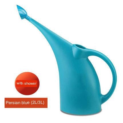 Plant watering can with long spout, 2L/3L capacity, made of polypropylene, ideal for gardening.