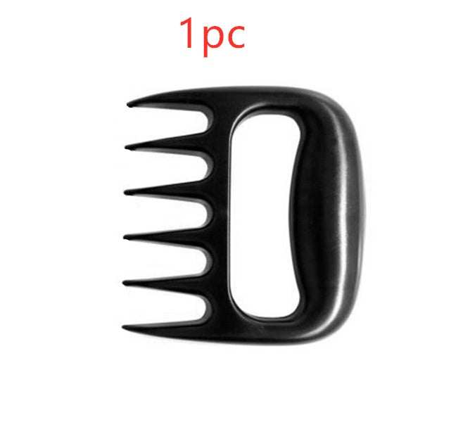 Creative Bear Claw Shredder in black for BBQ meat processing.