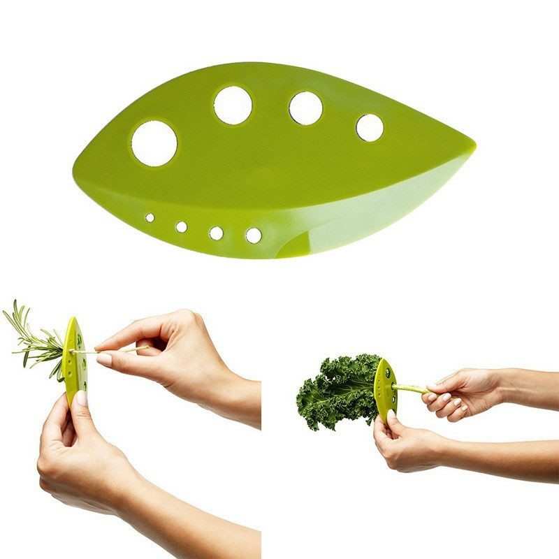 Herb stripper leaf tool for efficient herb removal and kitchen convenience.