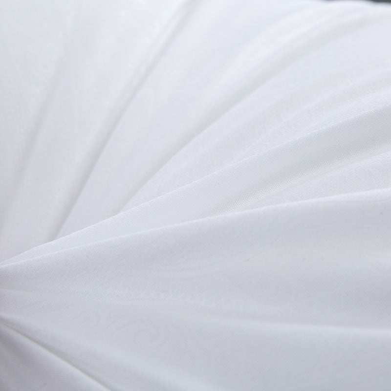 Five-star hotel pillow with polyester fiber filling, rectangular shape.