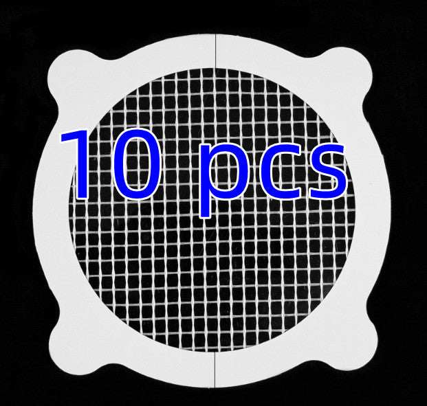 Shower Disposable Floor Tiles with grid pattern and four-ear design for effective hair filtering.