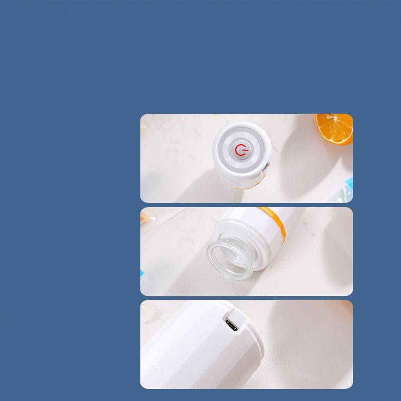Mini USB charging vacuum sealer close-up, showing details of the design and USB port.
