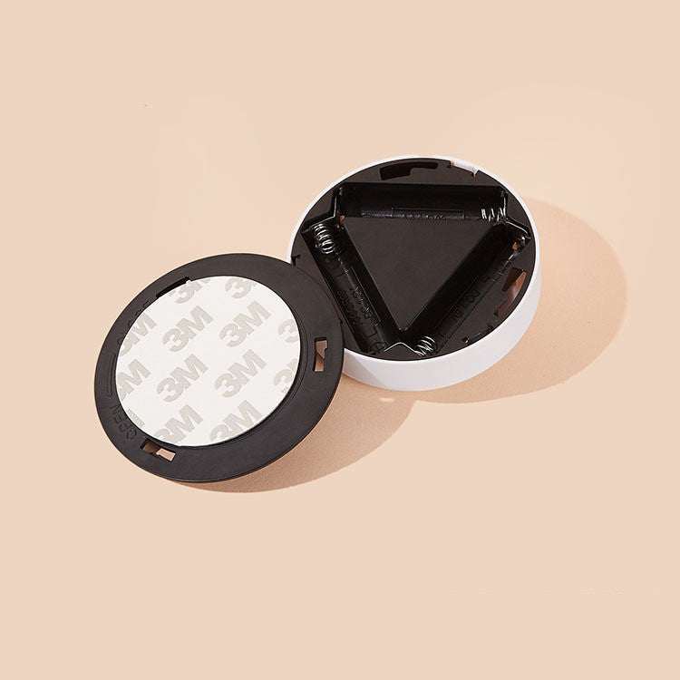 Wireless LED lights with detachable base, suitable for closets and under furniture, battery-powered.