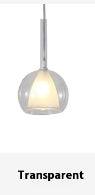 Nordic creative staircase chandelier with transparent glass design.