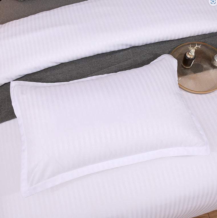 Flower Bedding Set with Geometric Pattern Pillowcase